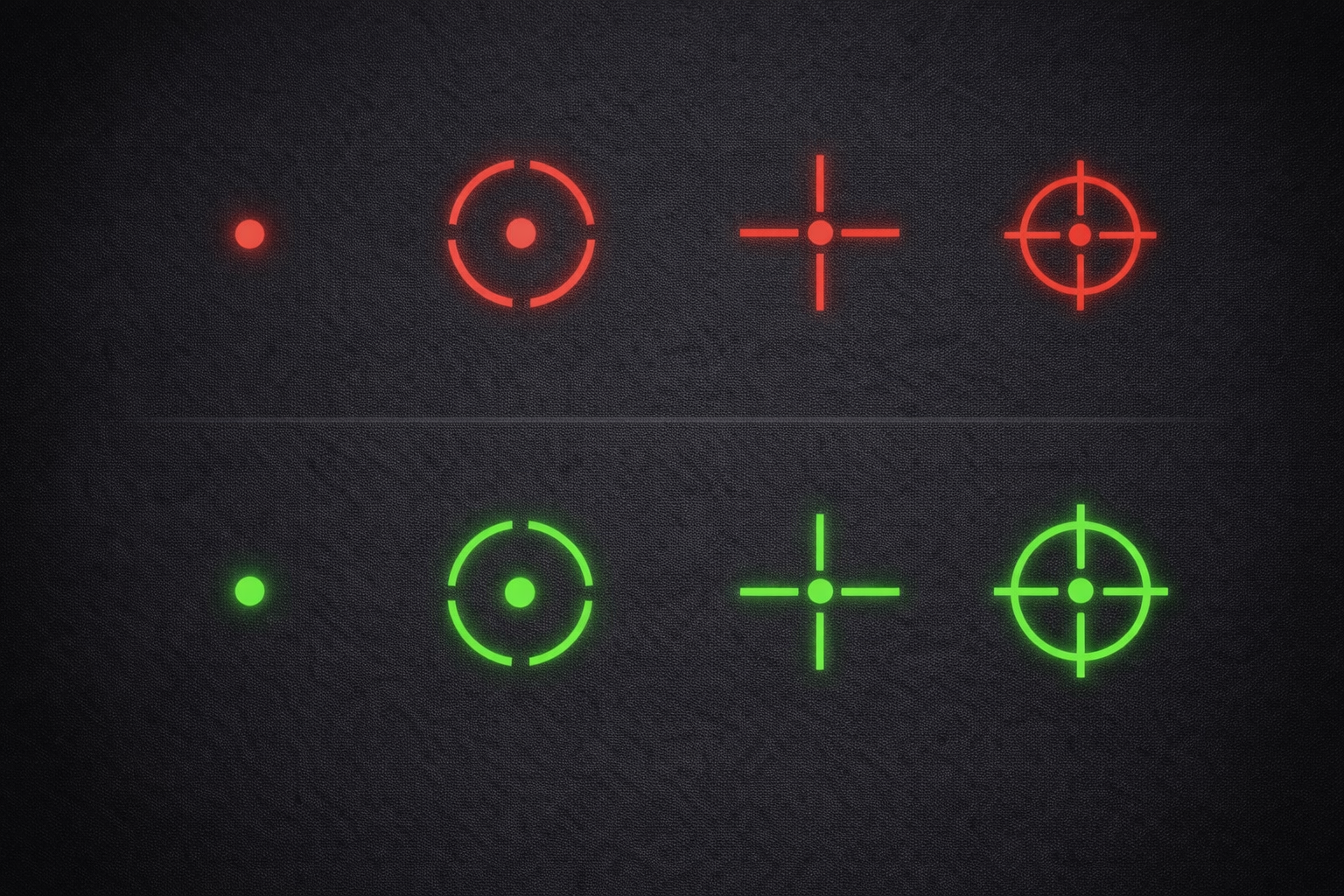 Optic Sight voor 20mm Rail met Rode/Groene Verlichting en Rode Zijlaser