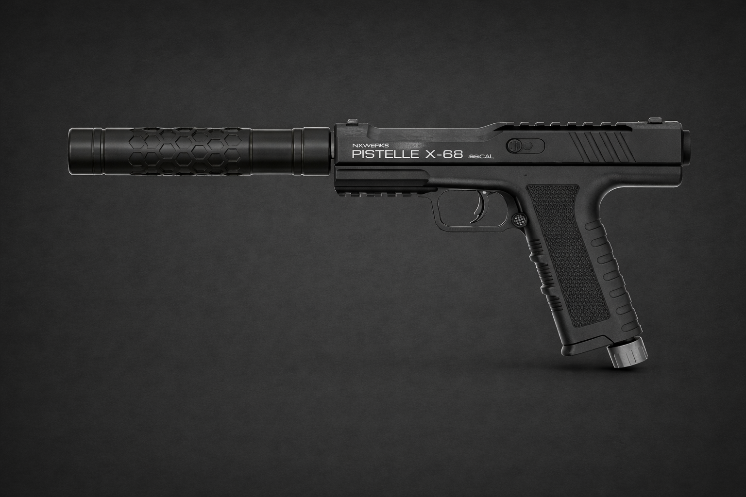 pistelle X68 Geluidsdemper voor Airsoft Pistool – Tactische Upgrade & Geluidsreductie